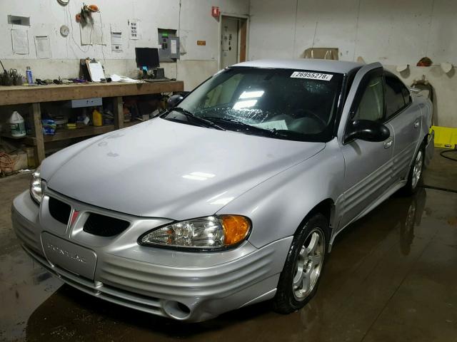 1G2NE52F82C240635 - 2002 PONTIAC GRAND AM S ვერცხლისფერი ფოტო 2
