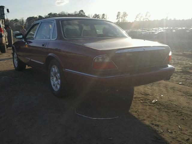 SAJDA14C61LF30633 - 2001 JAGUAR XJ8 MAROON photo 3