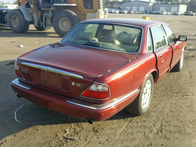 SAJDA14C61LF30633 - 2001 JAGUAR XJ8 MAROON photo 4