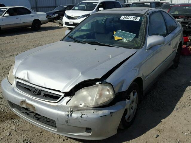 1HGEJ8143XL083789 - 1999 HONDA CIVIC EX SILVER photo 2