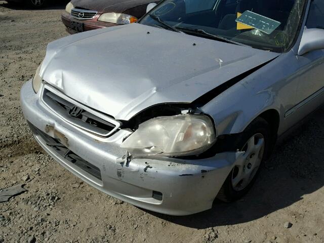 1HGEJ8143XL083789 - 1999 HONDA CIVIC EX SILVER photo 9