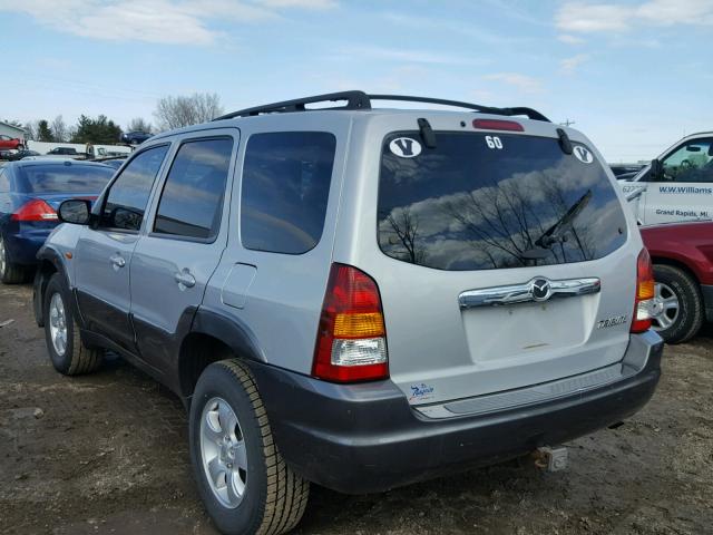 4F2CZ06194KM12401 - 2004 MAZDA TRIBUTE ES WHITE photo 3