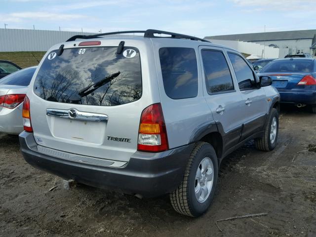 4F2CZ06194KM12401 - 2004 MAZDA TRIBUTE ES 白色 照片 4