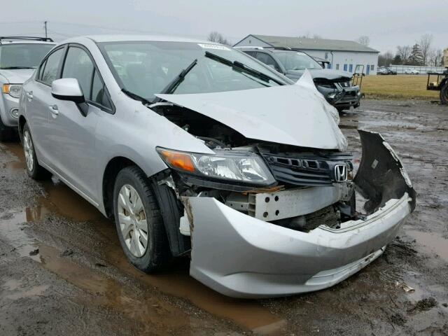 19XFB2F52CE006008 - 2012 HONDA CIVIC LX SILVER photo 1