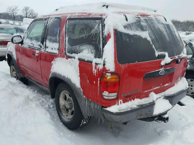 1FMYU24E1XUA74261 - 1999 FORD EXPLORER RED photo 3