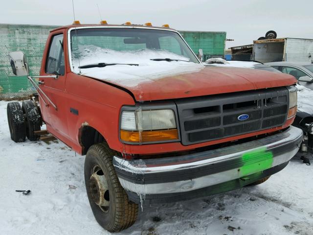 2FDLF47MXNCA36382 - 1992 FORD F SUPER DU RED photo 1