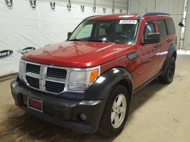 1D8GU58K17W657677 - 2007 DODGE NITRO SLT RED photo 2