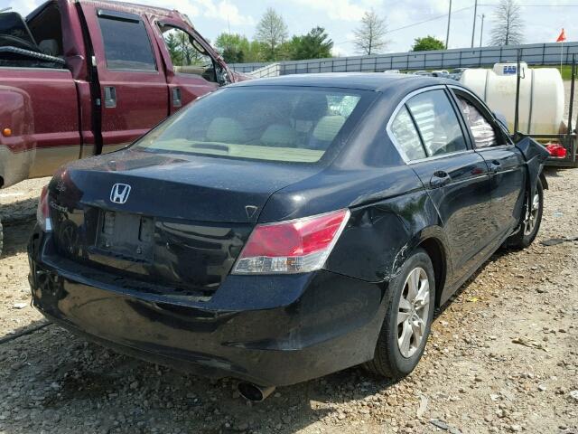 1HGCP2F4XAA090026 - 2010 HONDA ACCORD LX- BLACK photo 4