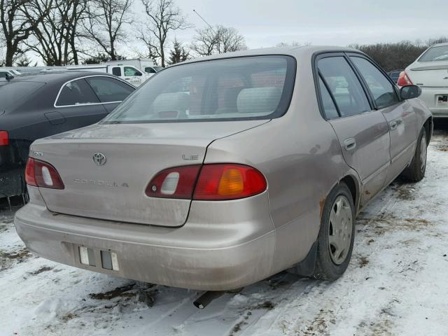 1NXBR12E4YZ360353 - 2000 TOYOTA COROLLA VE BEIGE photo 4