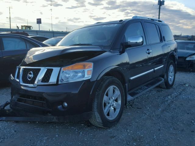 5N1BA0NE6CN605671 - 2012 NISSAN ARMADA SV BLACK photo 2