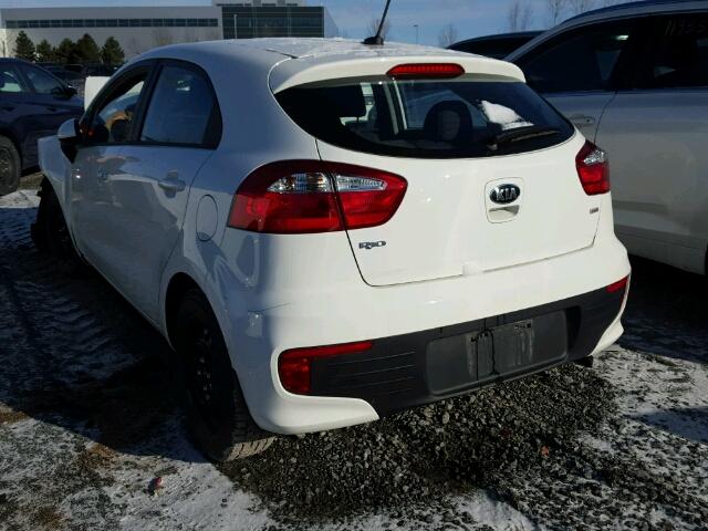 KNADM5A36H6819273 - 2017 KIA RIO LX WHITE photo 3