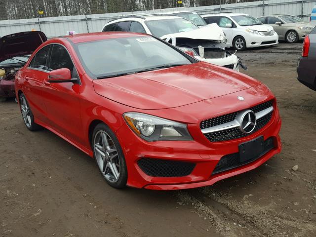 WDDSJ4EB5EN104457 - 2014 MERCEDES-BENZ CLA 250 RED photo 1