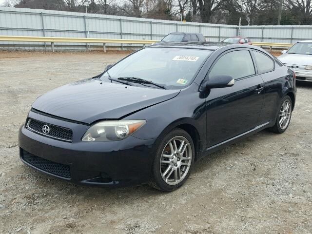 JTKDE177750061373 - 2005 TOYOTA SCION TC BLACK photo 2