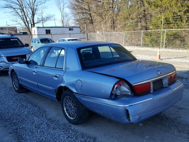 2MEFM74W4WX679169 - 1998 MERCURY GRAND MARQ BLUE photo 3