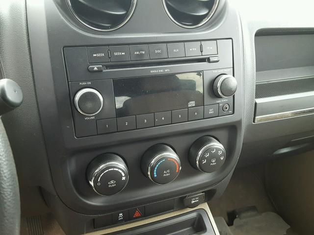 1J4NT1FBXBD137741 - 2011 JEEP COMPASS SP BLACK photo 9