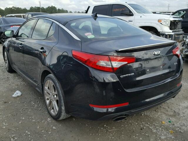 5XXGR4A65DG099501 - 2013 KIA OPTIMA SX BLACK photo 3