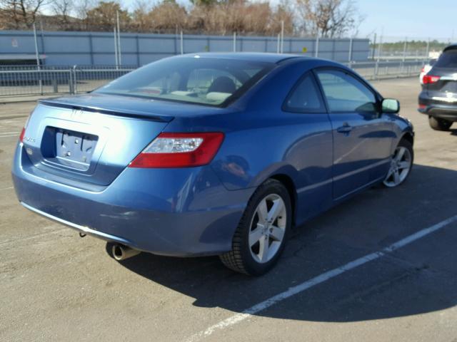 2HGFG11868H581495 - 2008 HONDA CIVIC EX BLUE photo 4