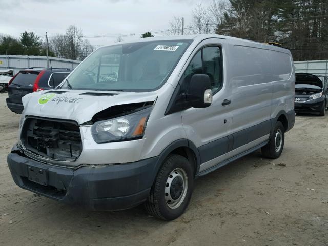 1FTNE1YM4FKB02130 - 2015 FORD TRANSIT T- SILVER photo 2