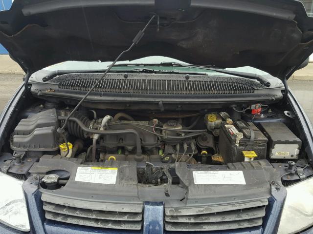 1D4GP24R96B539330 - 2006 DODGE GRAND CARA BLUE photo 7