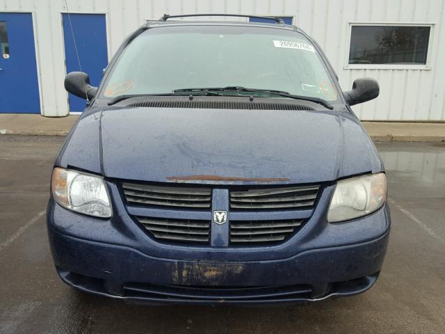 1D4GP24R96B539330 - 2006 DODGE GRAND CARA BLUE photo 9