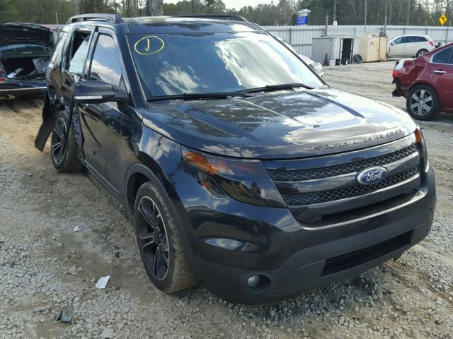 1FM5K8GT8DGC86980 - 2013 FORD EXPLORER S BLACK photo 1