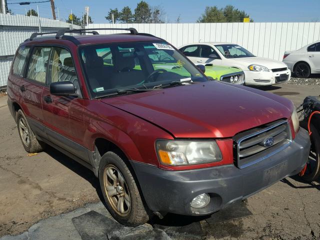 JF1SG63674H709254 - 2004 SUBARU FORESTER 2 RED photo 1