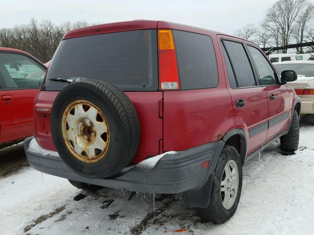 JHLRD1740WC064933 - 1998 HONDA CR-V LX RED photo 4