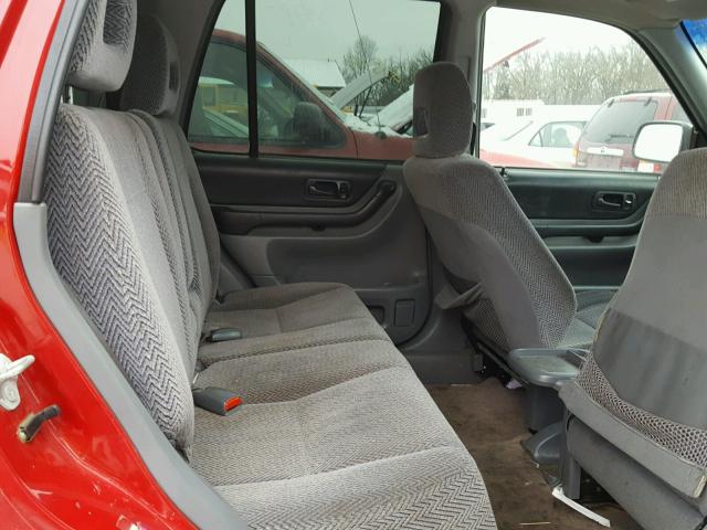 JHLRD1740WC064933 - 1998 HONDA CR-V LX RED photo 6