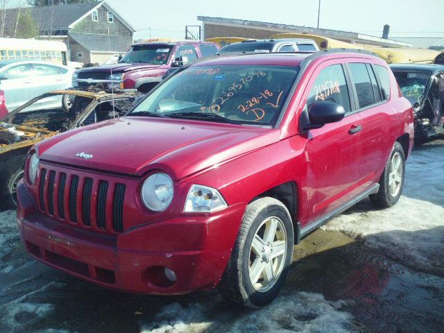 1J8FF47W67D138115 - 2007 JEEP COMPASS RED photo 2