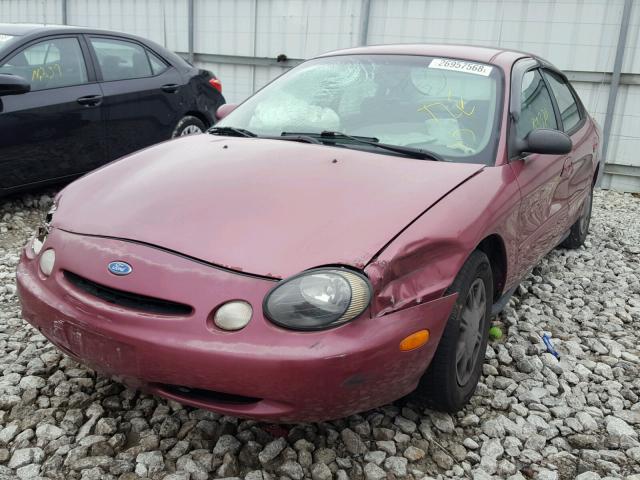 1FALP52U5TA282128 - 1996 FORD TAURUS GL PURPLE photo 2