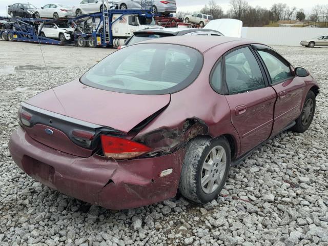 1FALP52U5TA282128 - 1996 FORD TAURUS GL PURPLE photo 4