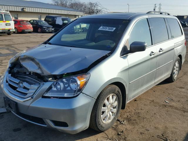 5FNRL38719B027482 - 2009 HONDA ODYSSEY EX SILVER photo 2