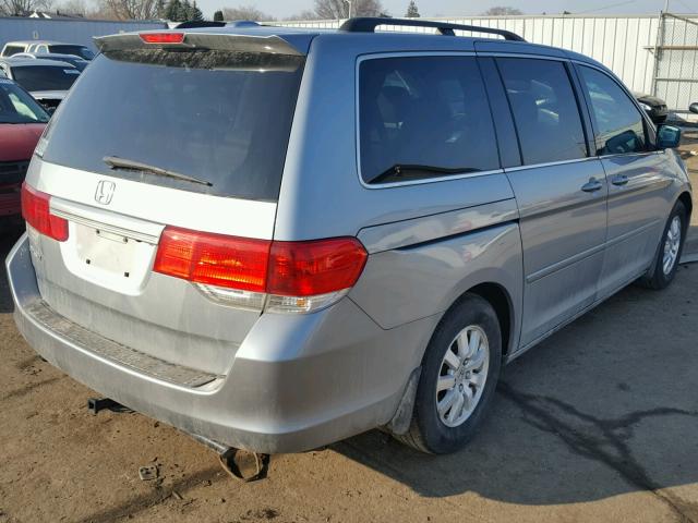 5FNRL38719B027482 - 2009 HONDA ODYSSEY EX SILVER photo 4