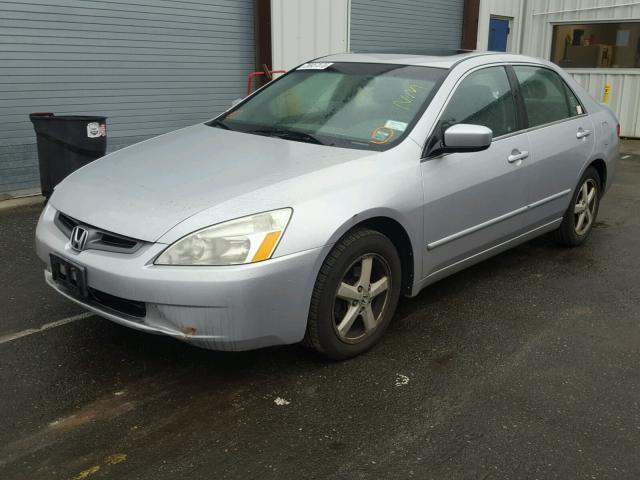 1HGCM56643A096466 - 2003 HONDA ACCORD EX SILVER photo 2