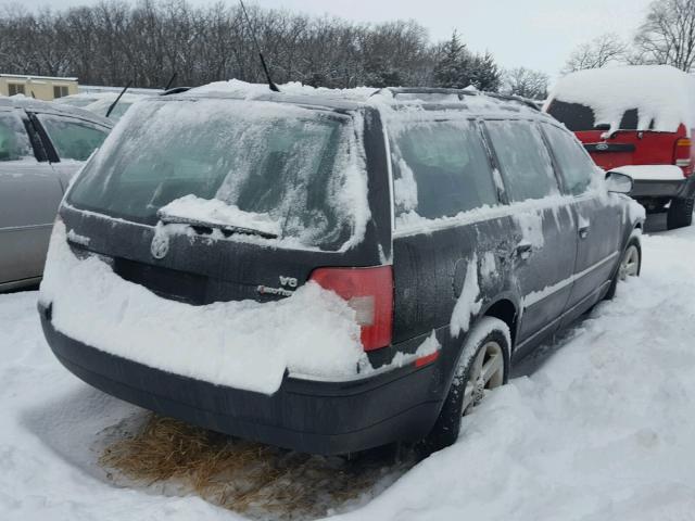 WVWYH63B84E012076 - 2004 VOLKSWAGEN PASSAT GLX BLACK photo 4