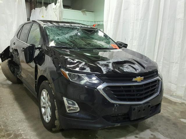 2GNAXJEV2J6193603 - 2018 CHEVROLET EQUINOX LT BLACK photo 1