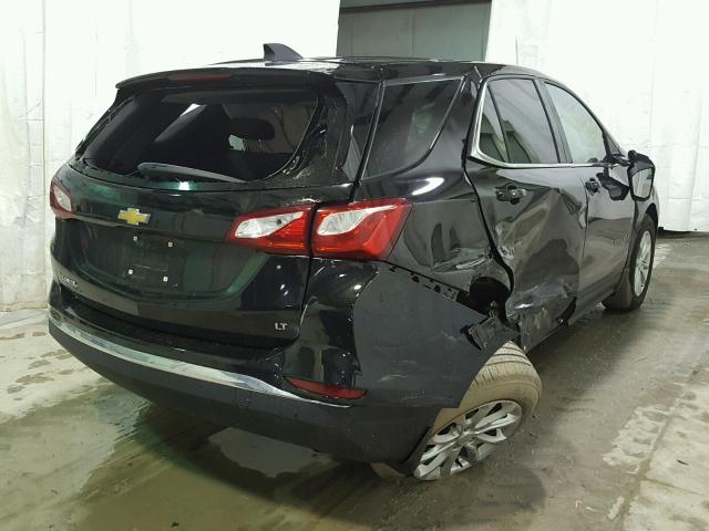 2GNAXJEV2J6193603 - 2018 CHEVROLET EQUINOX LT BLACK photo 4