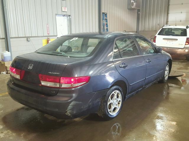 1HGCM56353A062980 - 2003 HONDA ACCORD LX GRAY photo 4