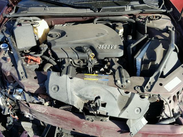 2G1WB58K679213633 - 2007 CHEVROLET IMPALA LS BURGUNDY photo 7