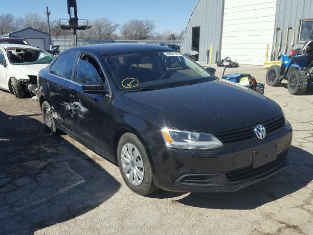 3VW2K7AJ8DM265767 - 2013 VOLKSWAGEN JETTA BASE შავი ფოტო 1