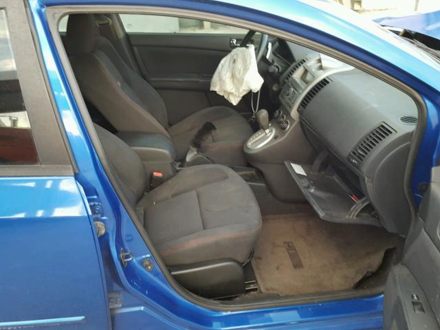 3N1BB61E27L708251 - 2007 NISSAN SENTRA SE- BLUE photo 5