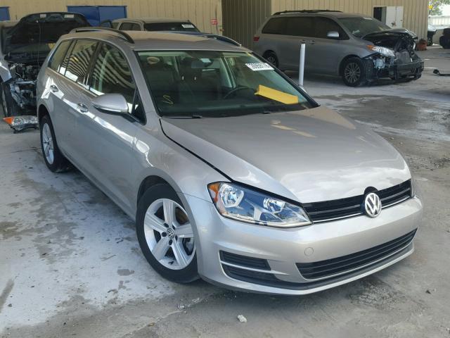 3VWCA7AU8FM507235 - 2015 VOLKSWAGEN GOLF SPORT GRAY photo 1