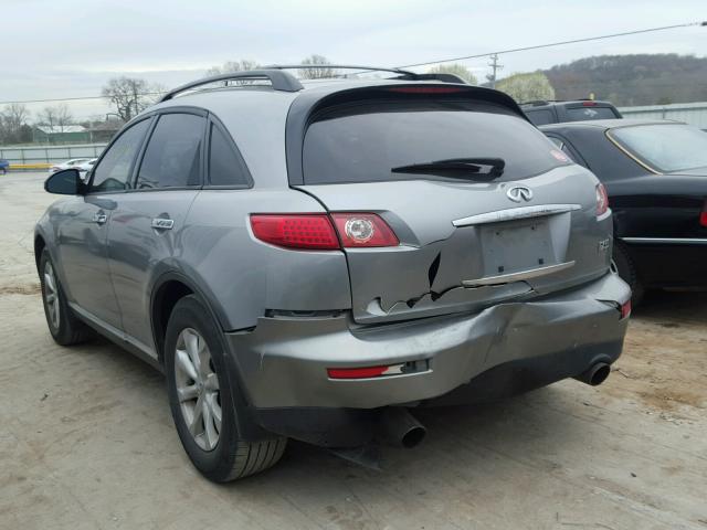 JNRAS08U96X103925 - 2006 INFINITI FX35 GRAY photo 3