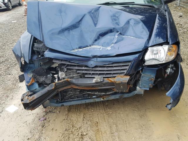 1C4GJ45383B187387 - 2003 CHRYSLER VOYAGER LX BLUE photo 7