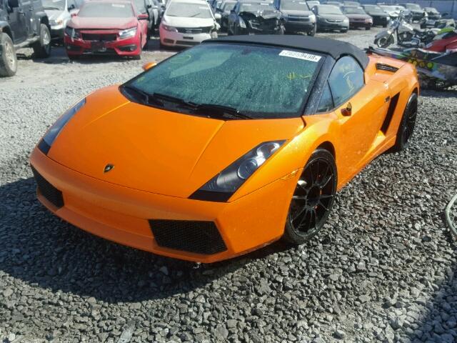 ZHWGU22T57LA04330 - 2007 LAMBORGHINI GALLARDO S ORANGE photo 2