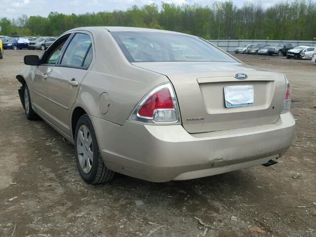 3FAFP06Z16R183760 - 2006 FORD FUSION S GOLD photo 3