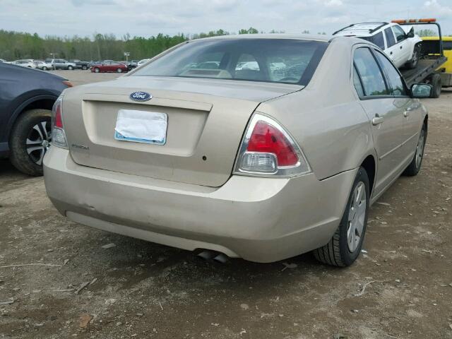 3FAFP06Z16R183760 - 2006 FORD FUSION S GOLD photo 4