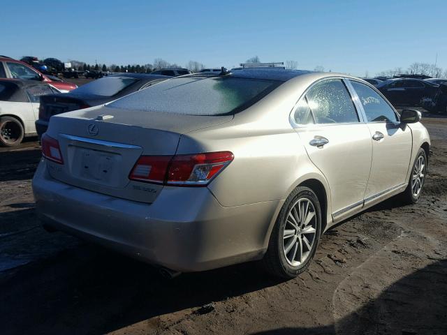 JTHBK1EG1A2408199 - 2010 LEXUS ES 350 TAN photo 4