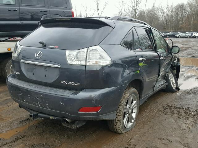 JTJHW31U160046611 - 2006 LEXUS RX 400 GRAY photo 4