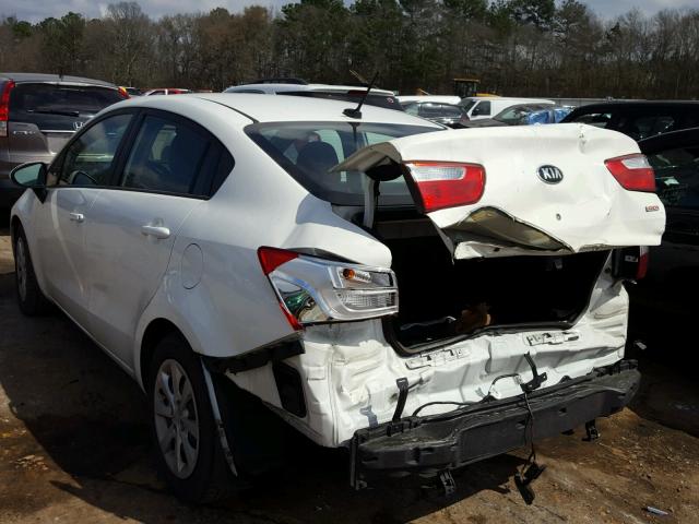 KNADM4A37D6256173 - 2013 KIA RIO LX Սպիտակ լուսանկար 3